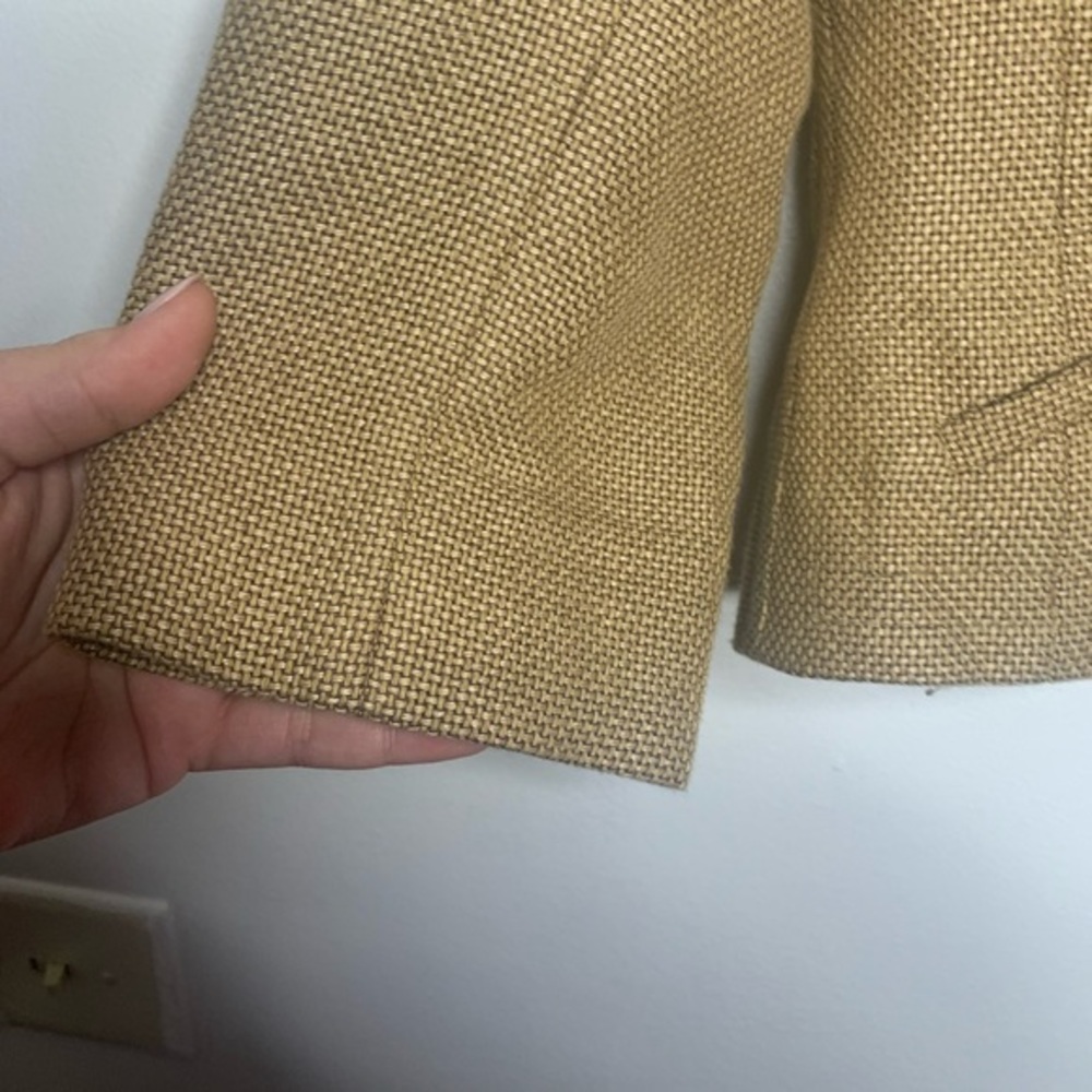 Anne Klein Lined Button Down Blazer Medium - image 4